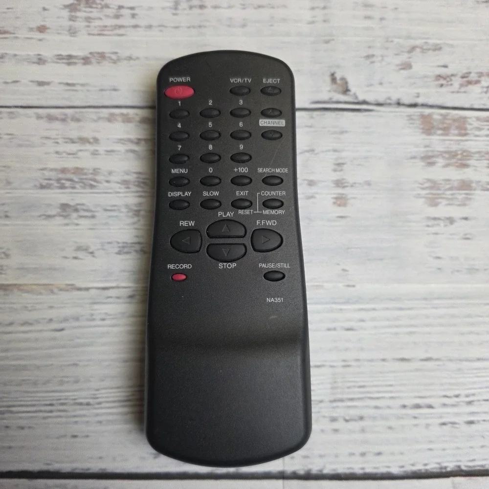 Emerson NA351 VCR Remote 6240VC‎ 6260VC DTK4400 EWV401A F240LC SL260C Untested